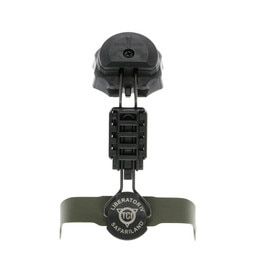 Safariland Team Wendy adaptive helmet mount for Liberator 5 with OD Green finish.